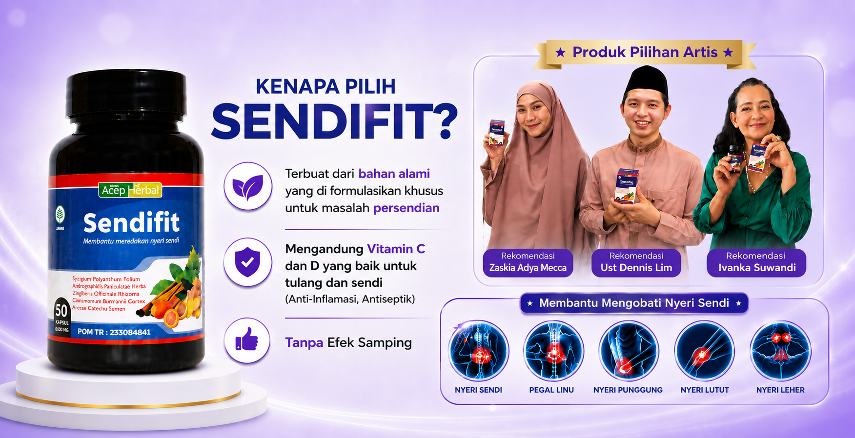 Banner SendiFit Menawan Herbal