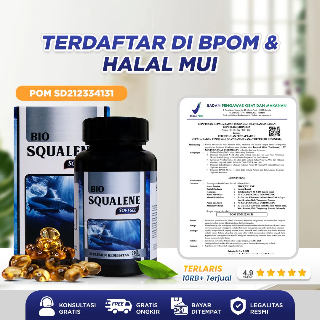 Bio Squalene Untuk Kulit Vitiligo Bercak Putih Belang Isi 30 Softgel Sudah BPOM Halal MUI AMPUH NAMUN HASILNYA BERBEDA SETIAP ORANG 3