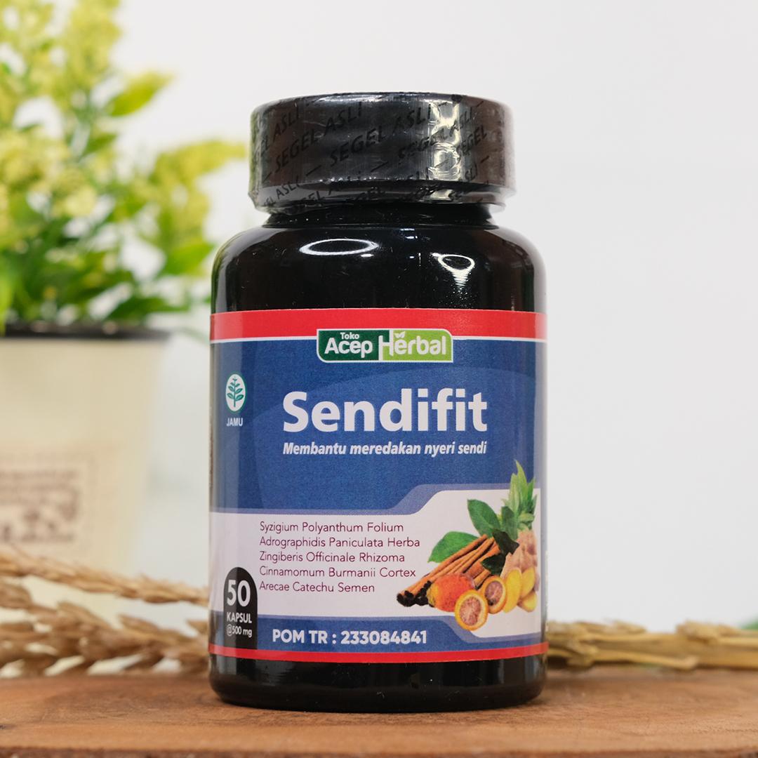 SendiFit Original - Herbal Asam Urat Rematik Sakit Lutut Nyeri Sendi Rematik Isi 50 Kapsul 6