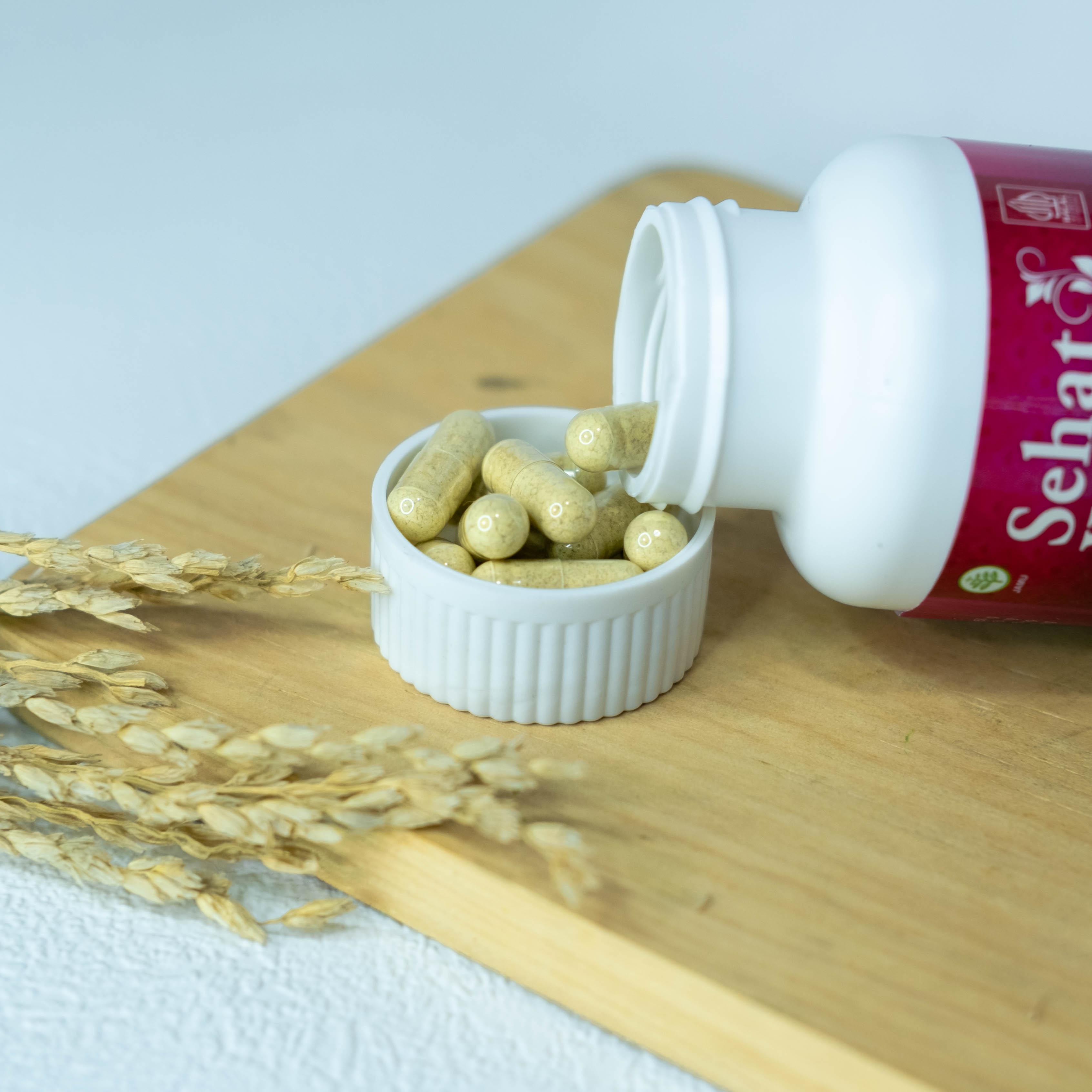 Sehat Wanita Suplemen Herbal Membantu Keputihan Abnormal Bau & Gatal Isi 50 Kapsul BPOM & Halal MUI 7